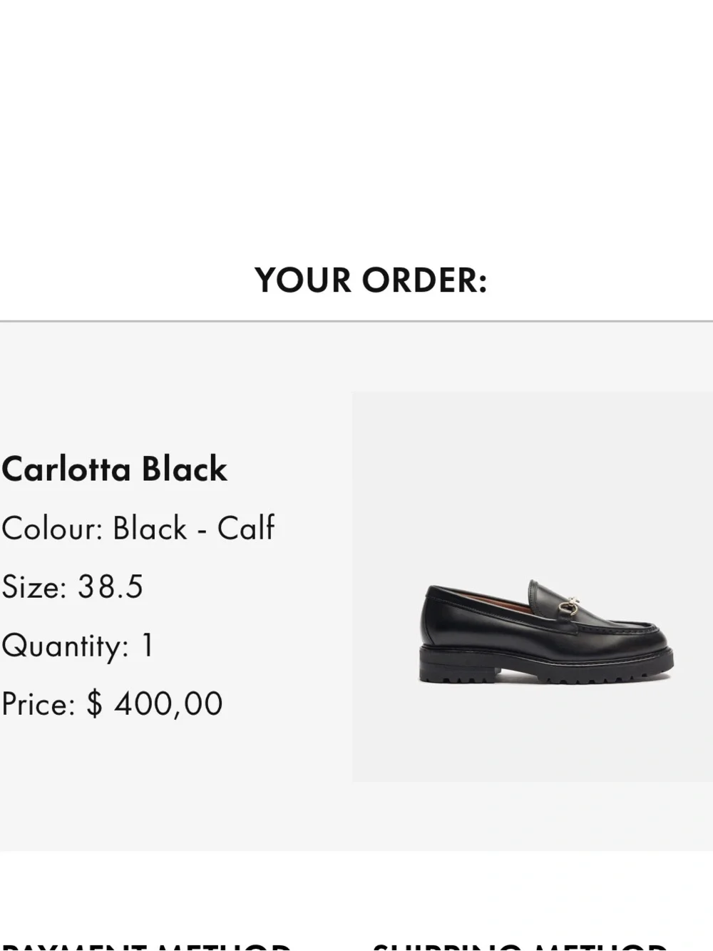 Scarosso black leather
